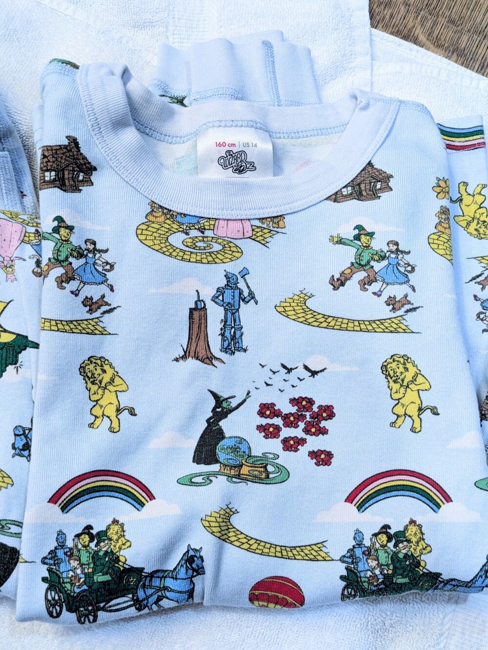 Hanna Andersson 160 14 Wizard Of Oz Organic Cotton PJ's Like New